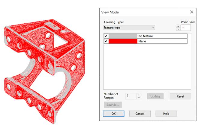 CAD software Searching for Planes in the Point Cloud 7