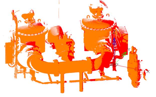 CAD drafting Point Clouds Registration (Stitching) 3