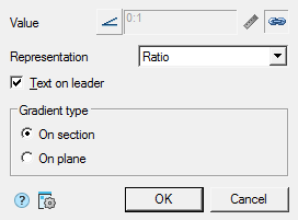 CAD software Gradient symbol 7