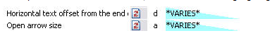 CAD drafting Parameters Redefinitions 12