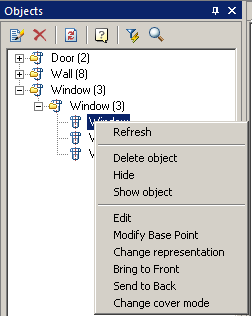 CAD drafting Tab "Objects" 6