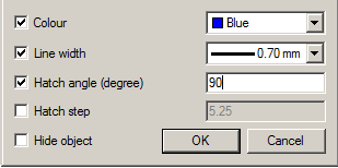 CAD software Dialog "Overrides" 10