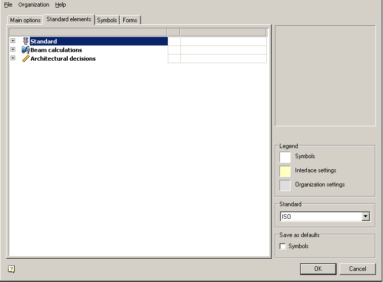 CAD drafting Standard elements 0