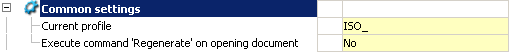 CAD drafting Common settings 0