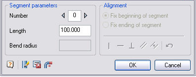 CAD software Editing pipeline trajectory by Grip Editing 1