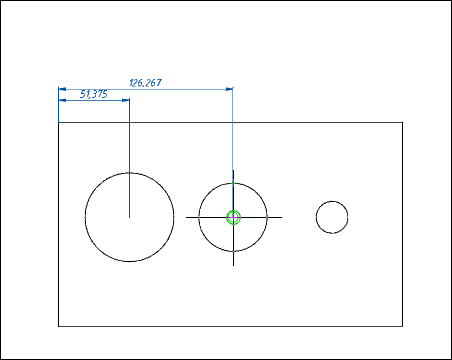 CAD drawing Baseline dimension 11