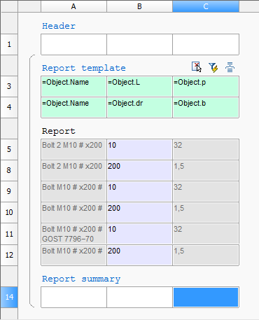 CAD drafting Create reports 3