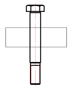 CAD drawing WORKING WITH STANDARD ELEMENTS 218