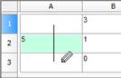 CAD drafting Interface of the Table Editor Dialog 60