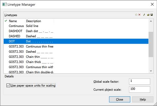 CAD drawing Line Types 2