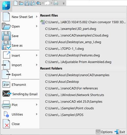 CAD drafting Working with Documents 0