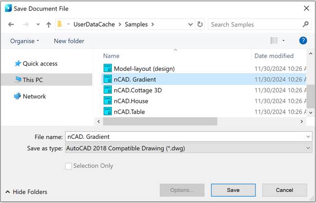 CAD drafting Export 9