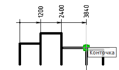 CAD drafting Chain Dimensioning 9