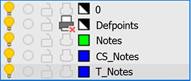 CAD software Settings of Layers Profiles 13