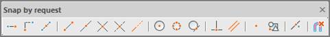 CAD drawing Object Snap Mode OSNAP 11