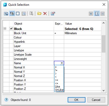 CAD drafting Quick Selection of Objects 27