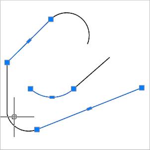 CAD drafting Editing Polyline Segments 3