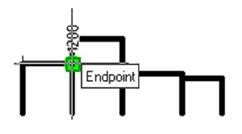 CAD drafting Ordinate Dimensioning 9