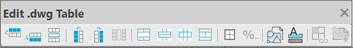 CAD software Editing Tables on the Drawing 7