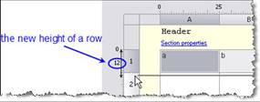 CAD software Design of Rows and Columns 1