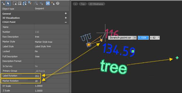 CAD drawing Creating Geopoints 2