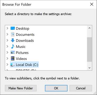 CAD drawing Exporting User Interface Settings 5